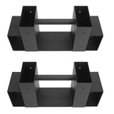 2pcs Outdoor Firewood Log Storage Rack Bracket Kit Fireplace Wood Storage Holder with Screws Adjustable Black In Australia - Darrahopens