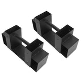 2pcs Outdoor Firewood Log Storage Rack Bracket Kit Fireplace Wood Storage Holder with Screws Adjustable Black