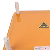Chicks Brooder Heater with Dustproof Plate Yellow 12.1x12.1in Adjustable Height Angle Chick Brooder Heating Plate for 15 Chicks UK Plug 220V In Australia - Darrahopens