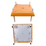 Chicks Brooder Heater with Dustproof Plate Yellow 12.1x12.1in Adjustable Height Angle Chick Brooder Heating Plate for 15 Chicks UK Plug 220V