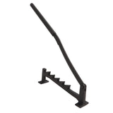 Wall Mounted Kindling Splitter High Carbon Steel Manual Detachable Labor Saving With Firewood Bag Gloves Firewood Splitter for Camping Fireplace BBQ