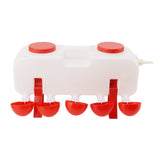 Automatic Chicken Waterer 10L Large Poultry Drinking Cups with 10pcs Bowls for Duck Goose In Australia - Darrahopens