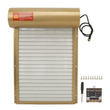 Automatic Chicken Coop Door Opener Battery Powered Timer LED Display Chicken Coop Door for Farm Gold