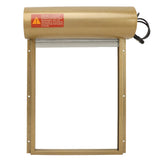 Automatic Chicken Coop Door Opener Battery Powered Timer LED Display Chicken Coop Door for Farm Gold