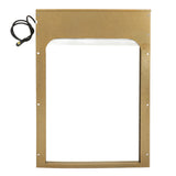 Automatic Chicken Coop Door Opener Battery Powered Timer LED Display Chicken Coop Door for Farm Gold