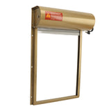 Automatic Chicken Coop Door Opener Battery Powered Timer LED Display Chicken Coop Door for Farm Gold