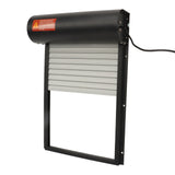 Automatic Chicken Coop Door Opener Battery Powered Timer LED Display Chicken Coop Door for Farm Black