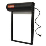 Automatic Chicken Coop Door Opener Battery Powered Timer LED Display Chicken Coop Door for Farm Black