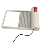 Automatic Chicken Coop Door Opener Battery Powered Timer LED Display Chicken Coop Door for Farm White