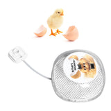 12 Egg Incubator Automatic Egg Turner Small Poultry Incubator 360 Degree View for Hatching Chicken Quail Duck Bird Eggs AU Plug 220V