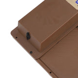 Automatic USB Chicken Coop Door 3 in 1 Light Sensor Remote Control Timing Chicken Coop Door Opener Horizontal Opening Brown