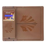 Automatic USB Chicken Coop Door 3 in 1 Light Sensor Remote Control Timing Chicken Coop Door Opener Horizontal Opening Brown