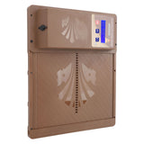 Automatic USB Chicken Coop Door 3 in 1 Light Sensor Remote Control Timing Chicken Coop Door Opener Horizontal Opening Brown