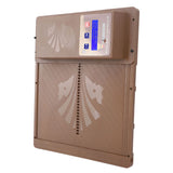 Automatic USB Chicken Coop Door 3 in 1 Light Sensor Remote Control Timing Chicken Coop Door Opener Horizontal Opening Brown