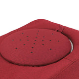 Slope Moxibustion Cushion Set Temperature Adjustable Linen Sponge Filling Multifunctional Moxibustion Stool Moxa Stool Red