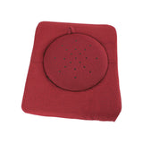Slope Moxibustion Cushion Set Temperature Adjustable Linen Sponge Filling Multifunctional Moxibustion Stool Moxa Stool Red