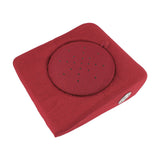 Slope Moxibustion Cushion Set Temperature Adjustable Linen Sponge Filling Multifunctional Moxibustion Stool Moxa Stool Red
