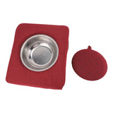 Slope Moxibustion Cushion Set Temperature Adjustable Linen Sponge Filling Multifunctional Moxibustion Stool Moxa Stool Red