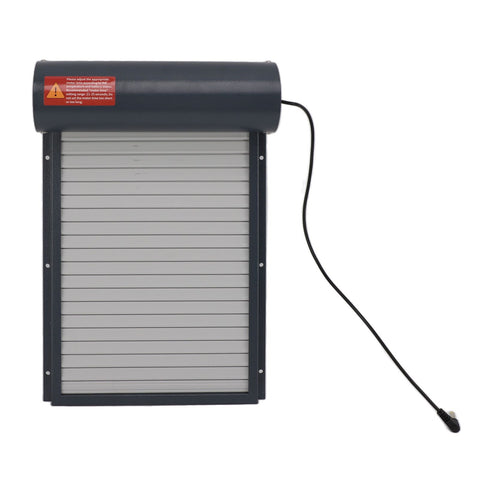 Automatic Chicken Coop Door Opener with Timer Grey Easy Control Display Iron Auto Chicken Door 100‑240V for Chick Duck EU Plug In Australia - Darrahopens