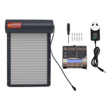 Automatic Chicken Coop Door Opener with Timer Grey Easy Control Display Iron Auto Chicken Door 100‑240V for Chick Duck AU Plug