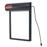 Automatic Chicken Coop Door Opener with Timer Grey Easy Control Display Iron Auto Chicken Door 100‑240V for Chick Duck AU Plug