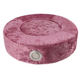Moxibustion Cushion Moxibustion Sit Chair 360 Degree Rotatable Vent Adjust Temperature for Meditation Relax Round 40cm Purple In Australia - Darrahopens