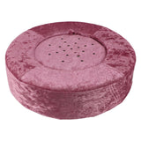 Moxibustion Cushion Moxibustion Sit Chair 360 Degree Rotatable Vent Adjust Temperature for Meditation Relax Round 40cm Purple