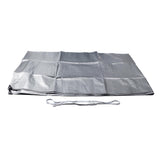 Poly Tarp Cover Thick Double Silver Waterproof Heat Insulating Sunproof Tear Proof Multipurpose Tarp 13.12ft Width 19.69ft Length