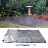 Poly Tarp Cover Thick Double Silver Waterproof Heat Insulating Sunproof Tear Proof Multipurpose Tarp 13.12ft Width 19.69ft Length