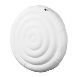 Inflatable Hot Tub Cover PVC 5.4FT Round Hot Tub Foldable Protective Rain Overflow Energy Saving Lid for Outdoor