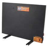 Chicken Coop Heater 150W Iron Auto Power Off Chicken Coop Heating Panel Winter Poultry Warmer with Timer Remote Control for Pets Animals Black UK Plug 220V