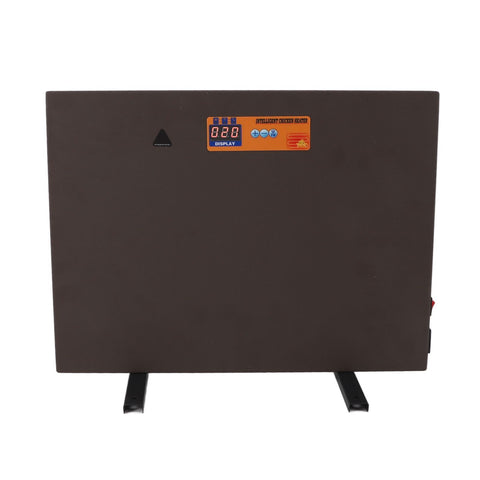 150W Chicken Coop Heater Chicken Heat Coop Heater Heating Panel with Timer Remote Control Tilt Power Off Digital Display 3m Cord Coffee US Plug 110V In Australia - Darrahopens