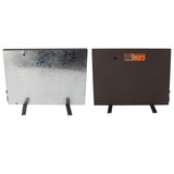 150W Chicken Coop Heater Chicken Heat Coop Heater Heating Panel with Timer Remote Control Tilt Power Off Digital Display 3m Cord Coffee EU Plug 220V