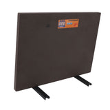 150W Chicken Coop Heater Chicken Heat Coop Heater Heating Panel with Timer Remote Control Tilt Power Off Digital Display 3m Cord Coffee UK Plug 220V