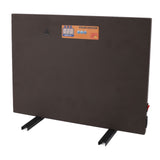 150W Chicken Coop Heater Chicken Heat Coop Heater Heating Panel with Timer Remote Control Tilt Power Off Digital Display 3m Cord Coffee UK Plug 220V