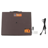 Chicken Coop Heater Brown Manual Control 150W 4 Modes Digital Display Timer Function Anti Dumping Chicken Heater for Chicken Pet EU Plug 220V