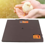 Chicken Coop Heater Brown Manual Control 150W 4 Modes Digital Display Timer Function Anti Dumping Chicken Heater for Chicken Pet UK Plug 220V