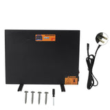 Chicken Coop Heater Black 150W Manual Control Anti Tipping Timer Thermostatic Overheating Protection Digital Display Chicken Coop Heating Panel for Farm US Plug 110V In Australia - Darrahopens