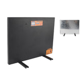 Chicken Coop Heater Black 150W Manual Control Anti Tipping Timer Thermostatic Overheating Protection Digital Display Chicken Coop Heating Panel for Farm UK Plug 220V