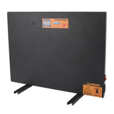 Chicken Coop Heater Black 150W Manual Control Anti Tipping Timer Thermostatic Overheating Protection Digital Display Chicken Coop Heating Panel for Farm AU Plug 220V