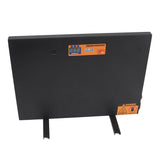 Chicken Coop Heater Black 150W Manual Control Anti Tipping Timer Thermostatic Overheating Protection Digital Display Chicken Coop Heating Panel for Farm AU Plug 220V