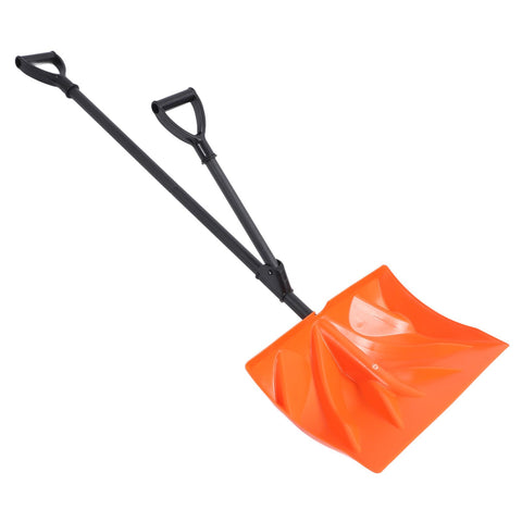 Snow Shovel Dual Purpose Portable Effort Saving Anti Slip Handle Snow Removal Shovel for Outdoor Garden