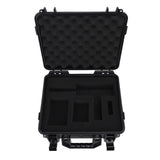 Protective Case Thickened Plastic Handheld Snap Design Strong Cushioning with Foam Padding Waterproof Case for Metal Detector