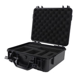 Protective Case Thickened Plastic Handheld Snap Design Strong Cushioning with Foam Padding Waterproof Case for Metal Detector