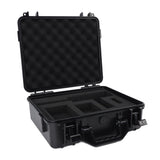 Protective Case Thickened Plastic Handheld Snap Design Strong Cushioning with Foam Padding Waterproof Case for Metal Detector