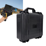 Protective Case Thickened Plastic Handheld Snap Design Strong Cushioning with Foam Padding Waterproof Case for Metal Detector