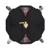 13 Inch Pressure Washer Surface Cleaner Attachment with 4 Wheels 2500PSI 1/4 Inch Quick Plug High Pressure Washer Surface Cleaner