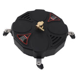 13 Inch Pressure Washer Surface Cleaner Attachment with 4 Wheels 2500PSI 1/4 Inch Quick Plug High Pressure Washer Surface Cleaner