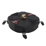 13 Inch Pressure Washer Surface Cleaner Attachment with 4 Wheels 2500PSI 1/4 Inch Quick Plug High Pressure Washer Surface Cleaner
