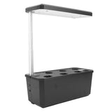 Hydroponics Growing System LED Light Auto Control Intelligent Planting Machine Indoor Herb Garden 100‑240V US Plug Black